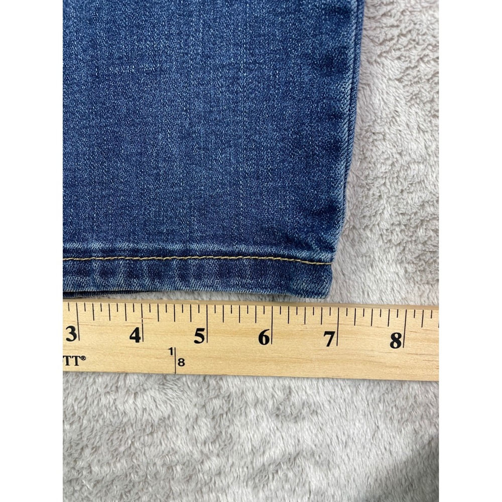 Talbots Jeans Womens 12 High Waist Straight Blue Denim Simply Flattering Stretch - Picture 13 of 14